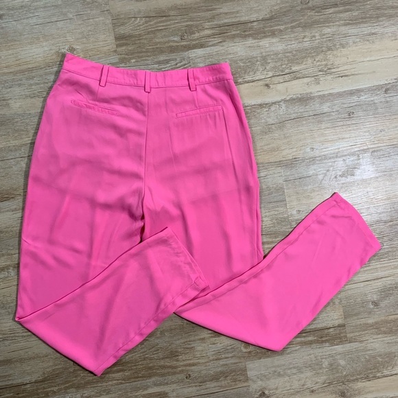 Womens Pants Barbie Pink SugarLips Raspberry Pink Pants Large 12 - Picture 4 of 8